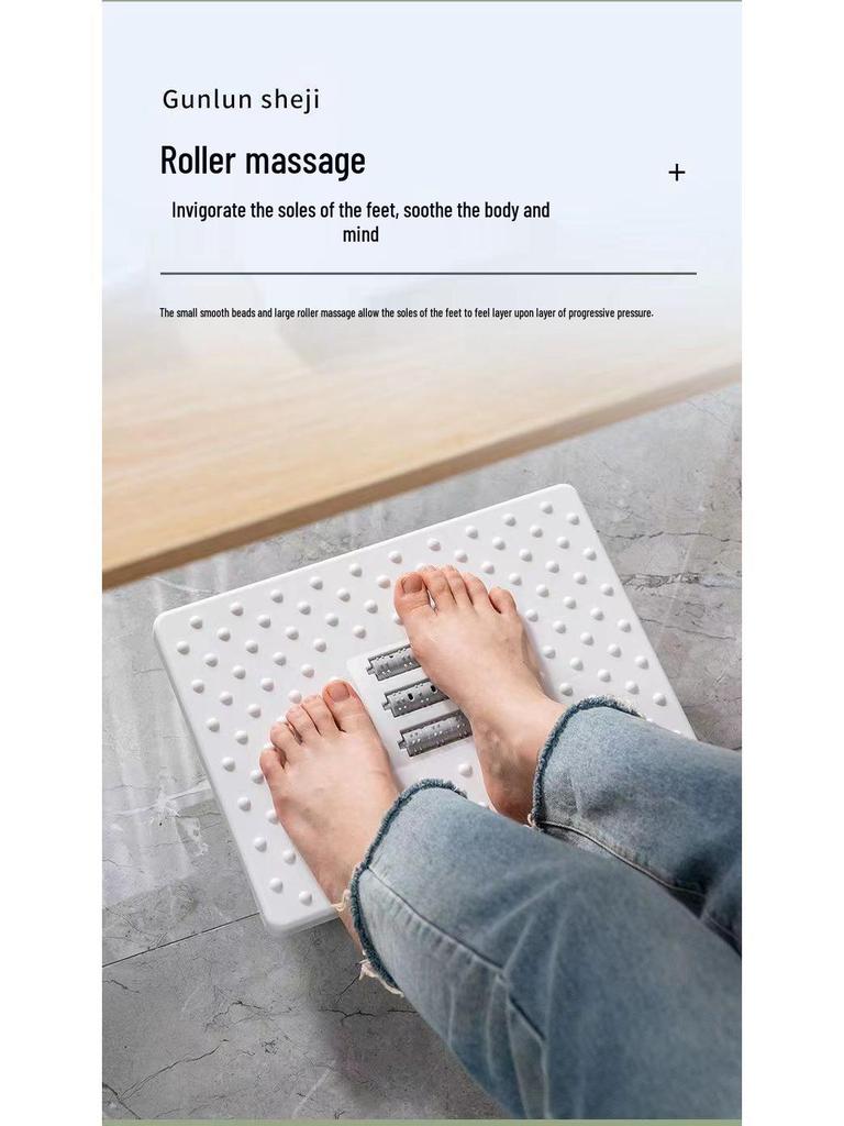 Under-Desk Footrest Stool: Anti Cross-Leg Design