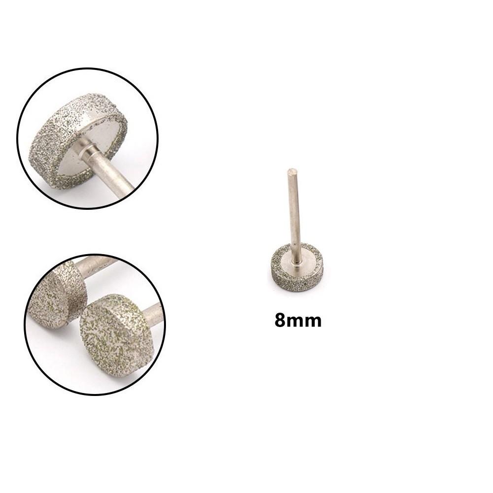 Diamond Grinding Head Grinding Burr 8/10/12/14/16mm Cylinder Diamond