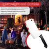 2025 Trend Blutiges Hackmesser, Gefälschte Messer Realistisches Küchenhackmesser Requisite für Halloween Streich Bühnenrequisiten
