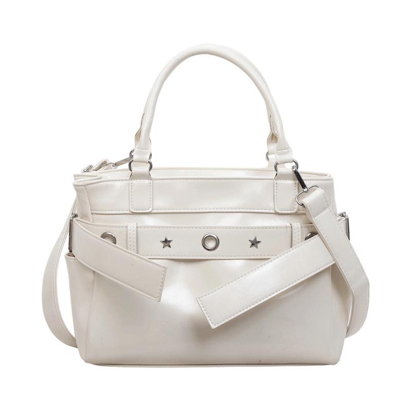 PU Tote Bag Women Fashion Handbag with Star Detailing Crossbody Shoulder Bag for Daily Use