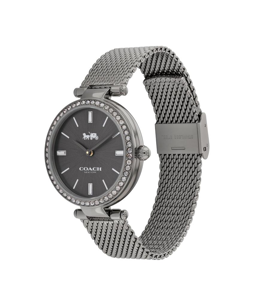 Coach Park Dark Gray Mesh 14504099 Women's Watch, Dial, Strap, (Official Import)