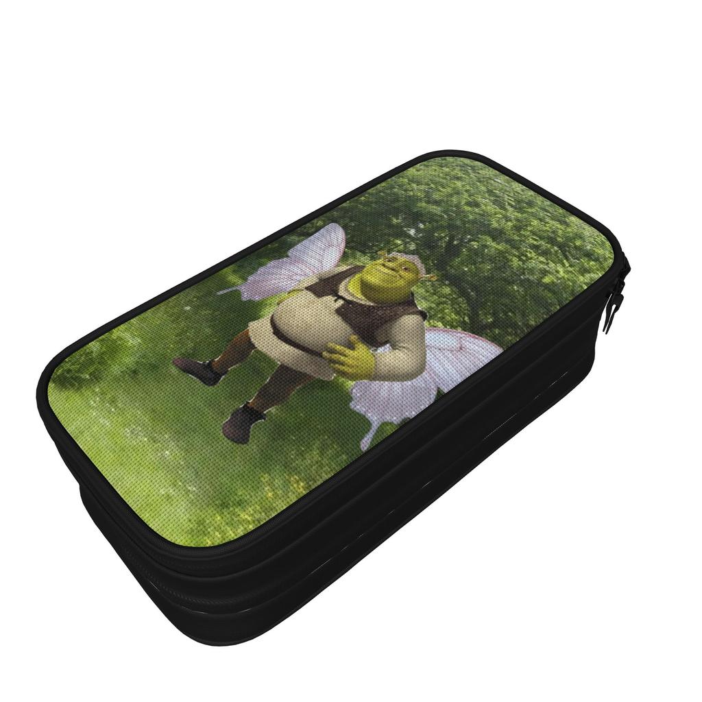S-shreks Cartoon Pencil Cases Fashion Pen Holder Bag for Student Big Capacity Office Cosmetic Pencilcases
