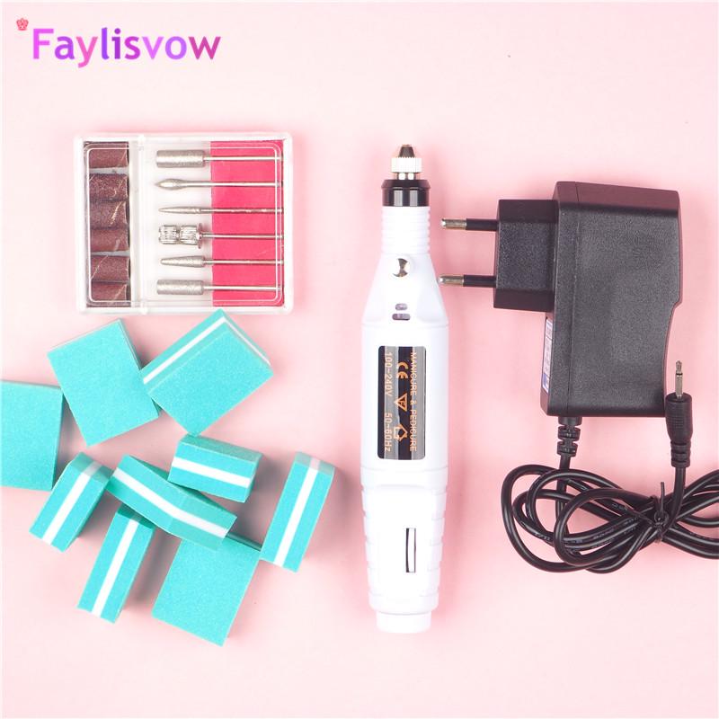 Faylisvow Profesyonel Manikür Pedikür Elektrikli Matkap Tırnak Kalemi Makinesi Seti Kiti
