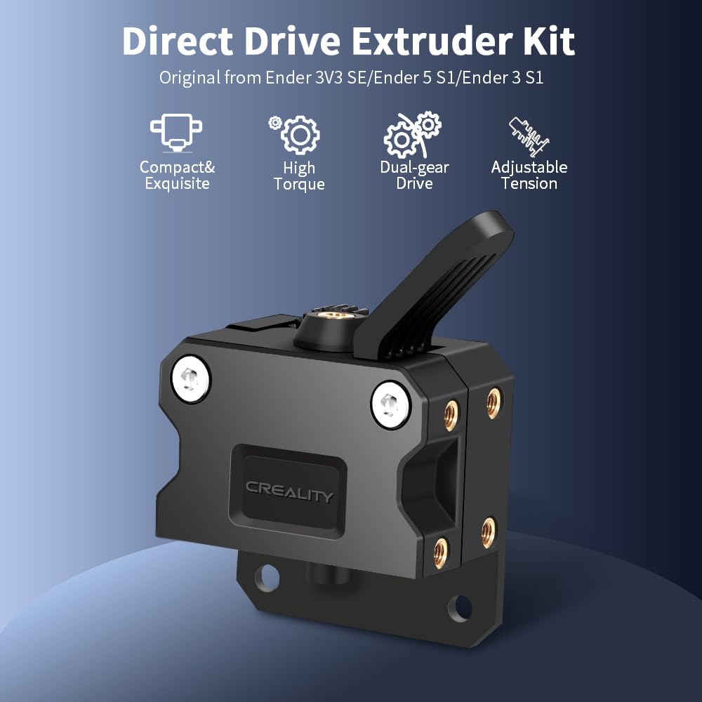 Creality Ender 3 V3 SE Extruder Kit, Dual Gear Extruder for Ender 3 S1/Ender 3 S1 Pro/Ender 5 S1/Ender 3 V3 KE 3D Printer