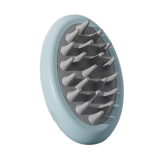 

4-в-1 щетка для ухода за домашними животными, щетка для вычесывания шерсти собак с распылителем воды, мягкие силиконовые зубья синий