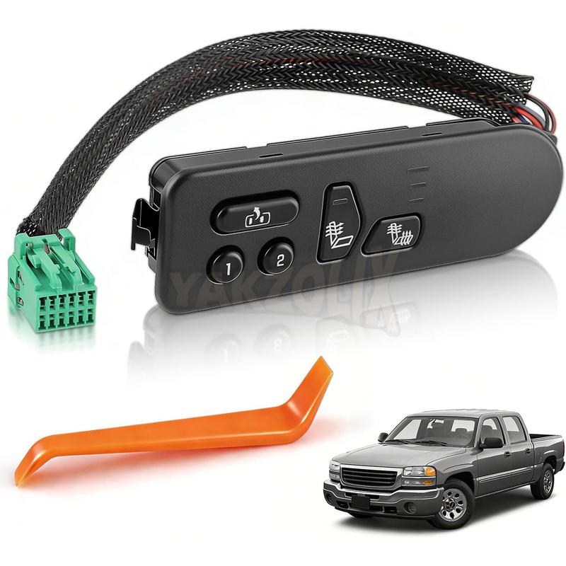 Seat Heater Switch 15116863 15116862 For Chevrolet Tahoe Avalanche 2003 2004 2005 2006 Hummer GMC Power Seat Switch Control