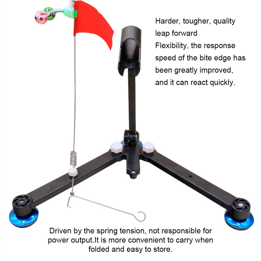 Automatic Alarm Ice Fishing Rod Stand Foldable Tripod High Sensitivity Heavy-Duty Raft Fishing Support Ice Fishing Holder