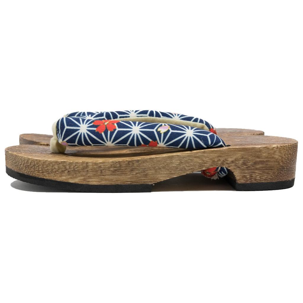 Geta Burnt Paulownia Tea [KYOETSU] [Kyoetsu] Sandals, Wood, Base, Women's (M, 15)
