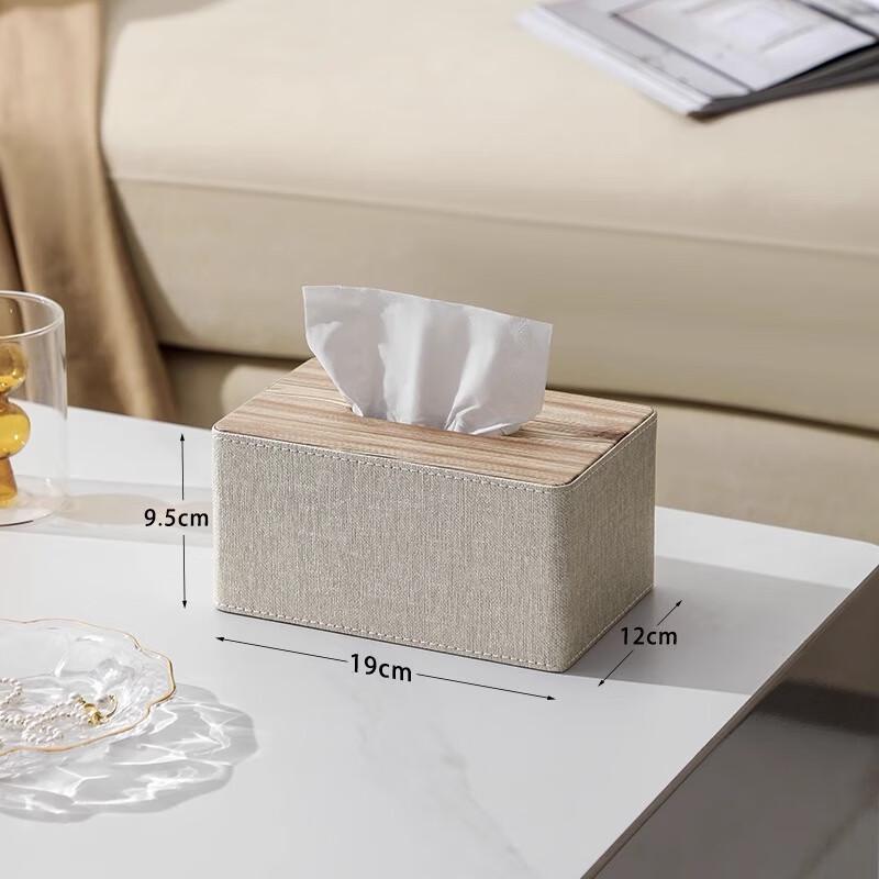 Moshen Leather Tissue Box