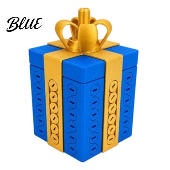White Elephant Exchange Gift Annoying Prank Puzzle Box, 3D Printed Reusable Cash & Card Decorative Box Holder, Hilarious Challenge Funny Surprise for