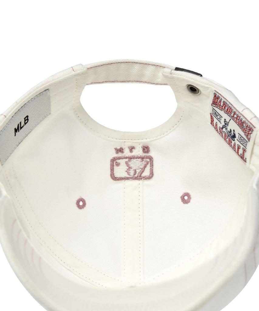 Emelbi Basic Denim Unstructured Ball Cap Ny (Cream)