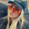 New Large Frame Joined Body Sunglasses Women'S Brand Designer Vintage Sun Glasses Lady Outdoor Travel Eyewear Uv400