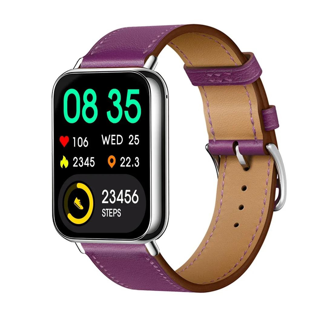 Leather Loop Strap for Redmi Watch 5 Watch 4 Band for Xiaomi Mi 9 Pro Active Wristband Bracelet Mi Band 8 Pro Correa Accessories
