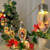 Christmas Snow String Lights LED Colored Snow Bulbs Decorations for Home
