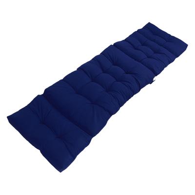 Indoor Outdoor Chaise Lounge Cushion with Ties Splashproof Lounge Chair Cushion Replacement for