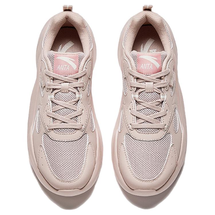 Anta Trendy Versatile Durable Lightweight Low-Top Casual Shoes Women sneaker Lotus-Gray 922528802Q-5