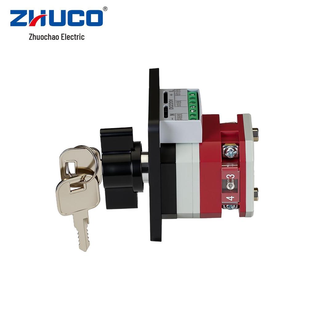 Zhuochao LW12-16/Z4.0011.1-72S3 Three-Position Illuminated Self-Resetting Lock Switch
