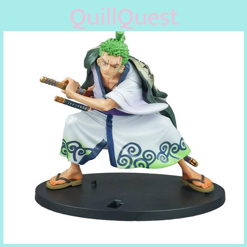 Piece One Kimono Zoro Pvc Anime Model Ornament For Display And Collectors Gift