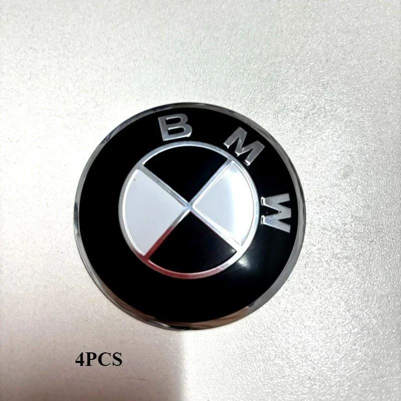 Adesivos de Emblema de Carro 56/60/65/70mm para Calotas Centrais de Roda Calotas de Cubo Decalque para BMW M M3 X5 X3 E46 E90 E39 F10 F20 F30 G20 E60 E36 E34 X6