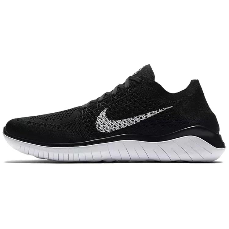 

Новые Nike Free Rn Flyknit 2018 Черно-белые 942838-001 42.5