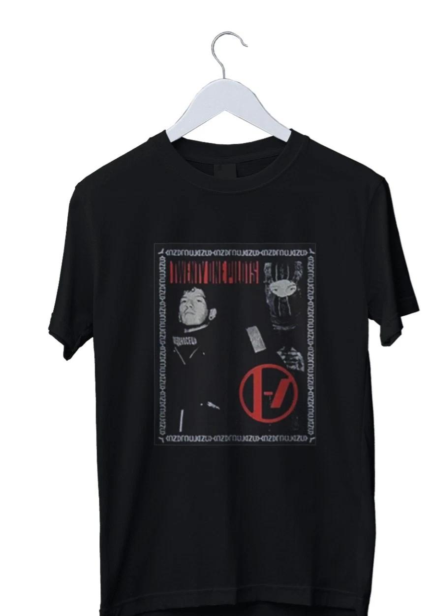 Men s Casual Graphic Twenty One Pilots Framed Graphic Print Mens T-... XL