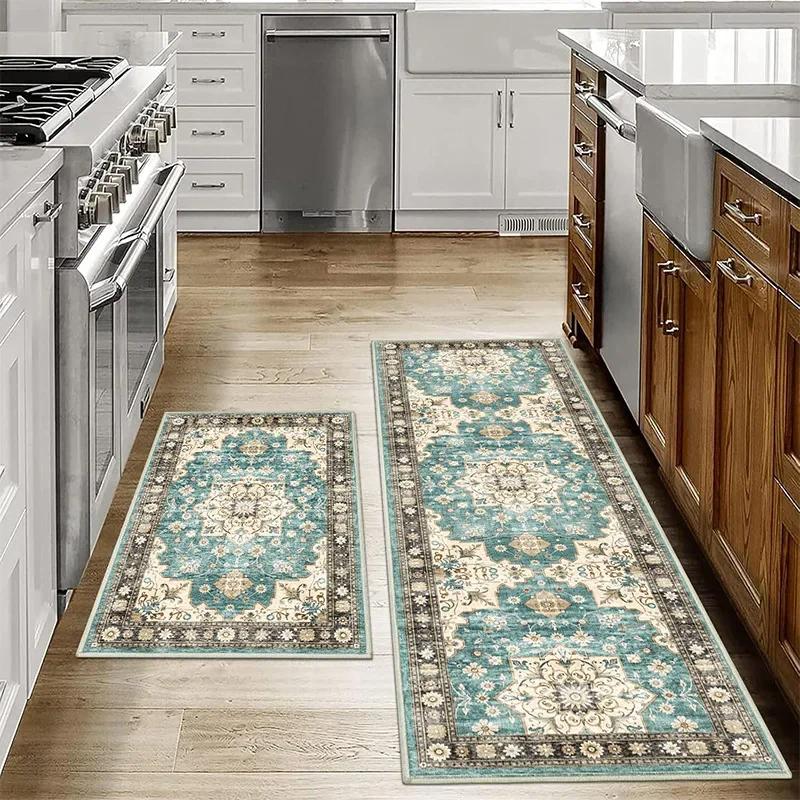 Nordic-Style High-End Kitchen, Living Room And Bedroom Non-Slip Carpet Set Of Floor Mats For Home Decoration