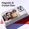 Anime R-Reborn Phone Case For iPhone 17 16 15 14 13 12 Pro Max Plus With Magnetic Crystal Clear Case Wireless Charge