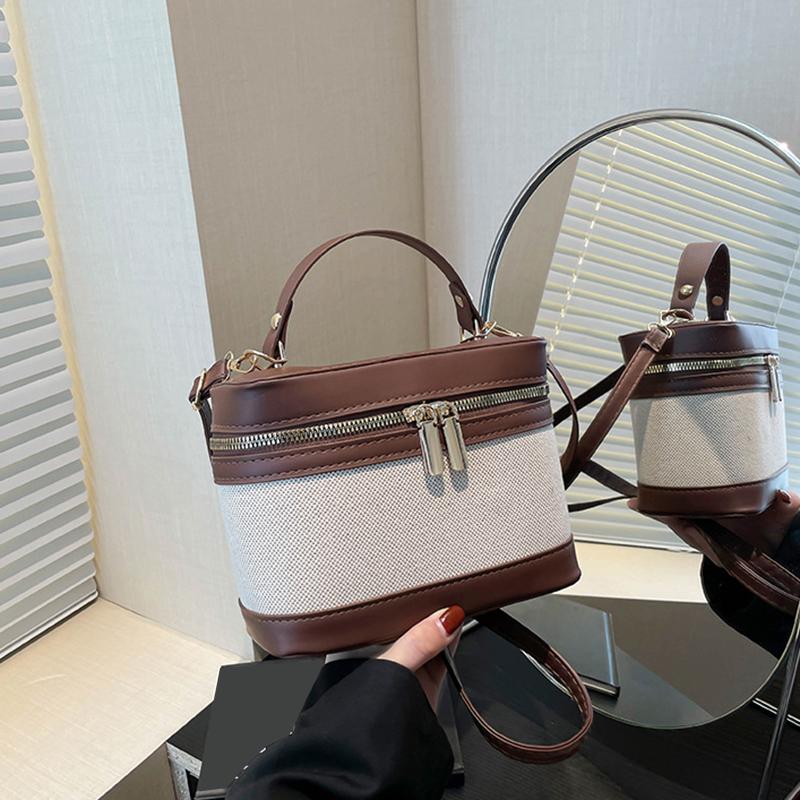 Fashion Round Bucket Bags For Women's Daily Used, Leopard Pattern Crossbody Shoulder Bag For Commuting, Casual Ladies Handbags
