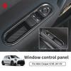 Car Window Lift Switch Button Cover For Mini Cooper E/SE J01 EV 2024 2025 Car Door Armrest Panel Handle Holder Car Accessories