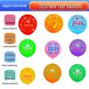2026 New Year Party 12'' & 10'' Latex Balloon Set - Five-Sided Print Design