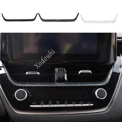 ABS GPS Navigation Lower Trim Cover Decoration Frame Stick Interior Accessories For Toyota Corolla Cross XG10 2024+