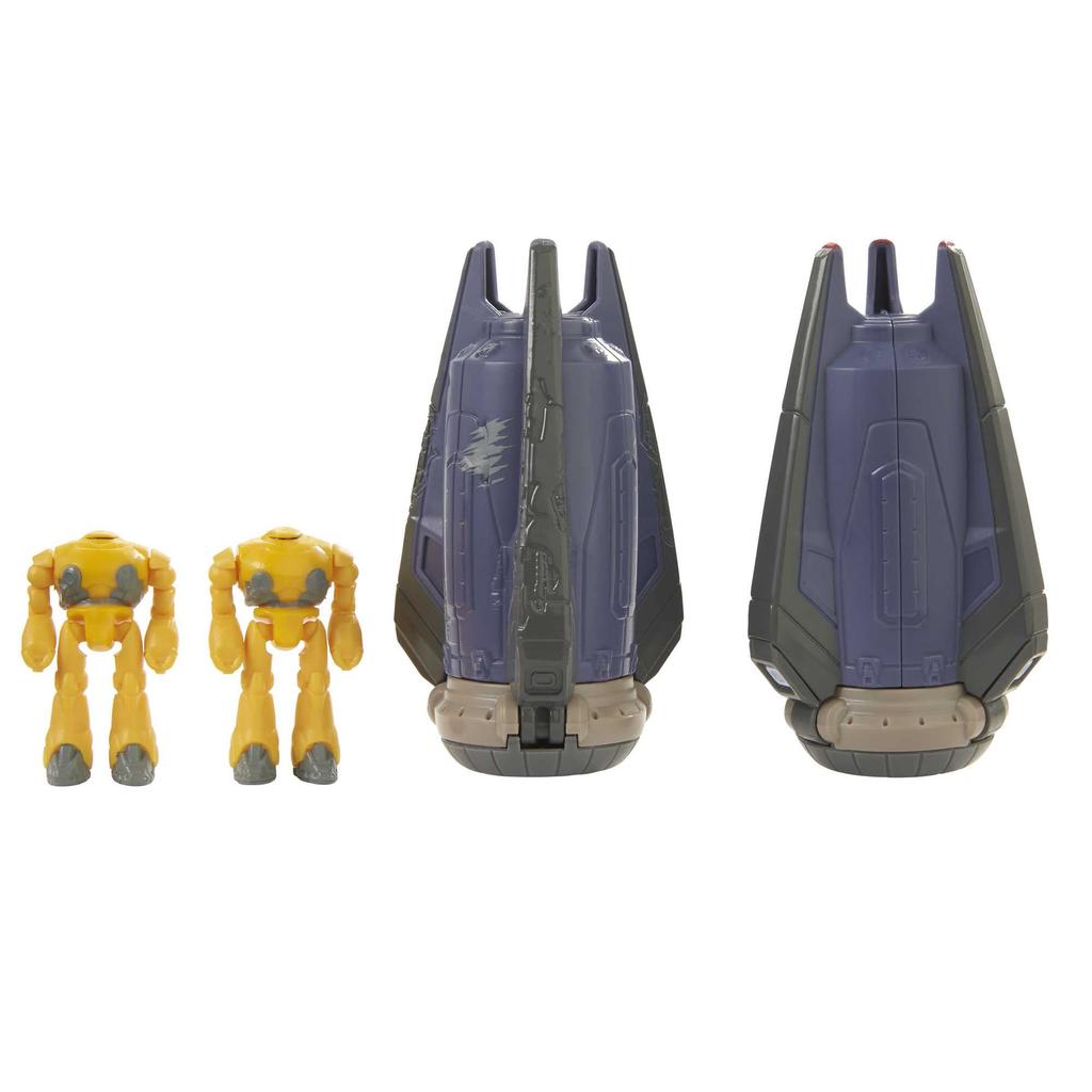 Mattel Disney Pixar Lightyear Hyperspeed Series Zyclops Space Pod Battle Damaged Zyclops Figure inches inches Toy for ages 4 and up & (3.78 long, 1.75