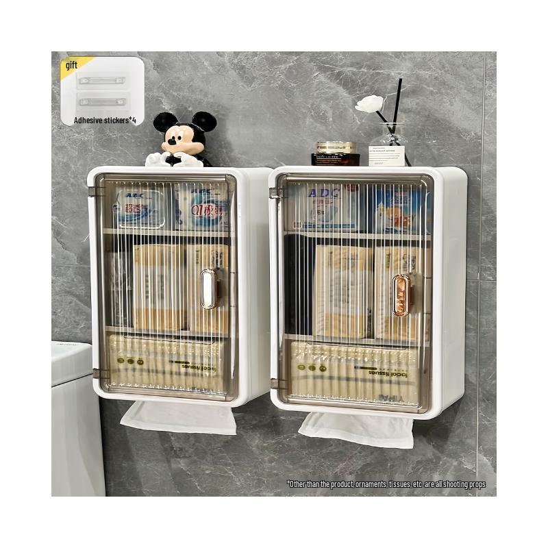 Shixun Punch-Free Bathroom Toilet Paper Holder (2-Pack)