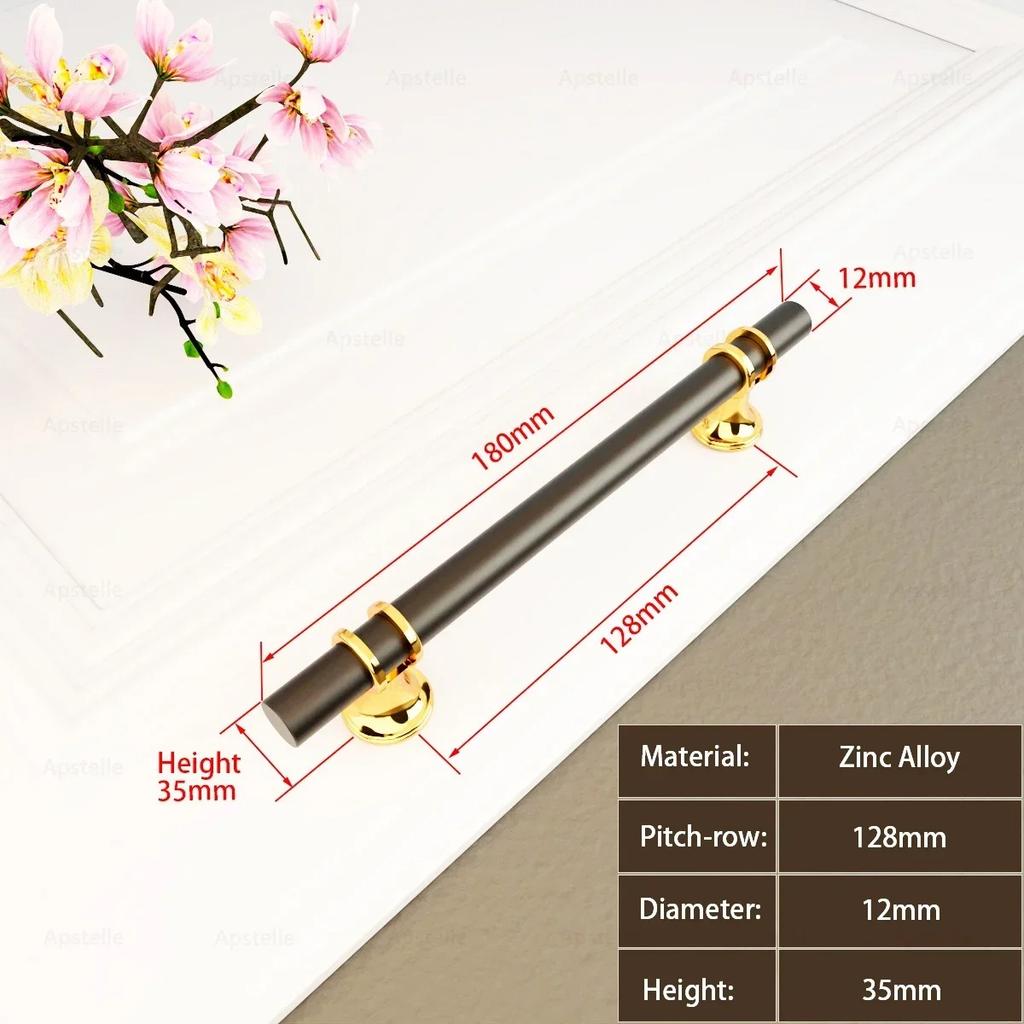 Handles Drawer Cabinet Furniture Kitchen Handles for Cabinet Knob Door Drawer Furniture Kitchen Knob Modern Simple  Silver Black