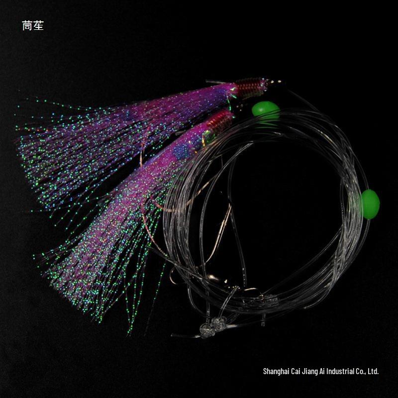 Имитация рыбьей кожи Радужный блеск SABIKI RIG Крючки