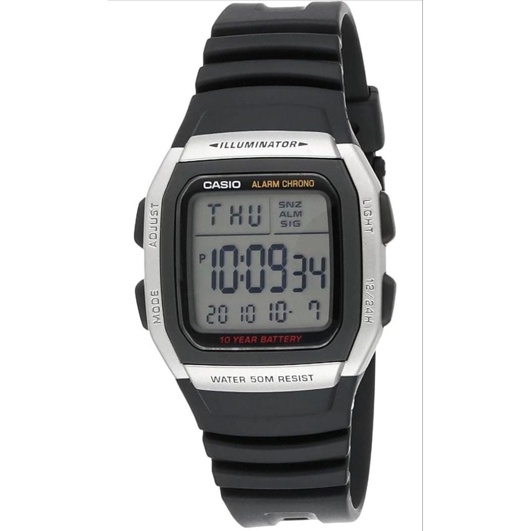 [Unused/Popular Digital] CASIO W-96H-1AJH Black Lightweight Model