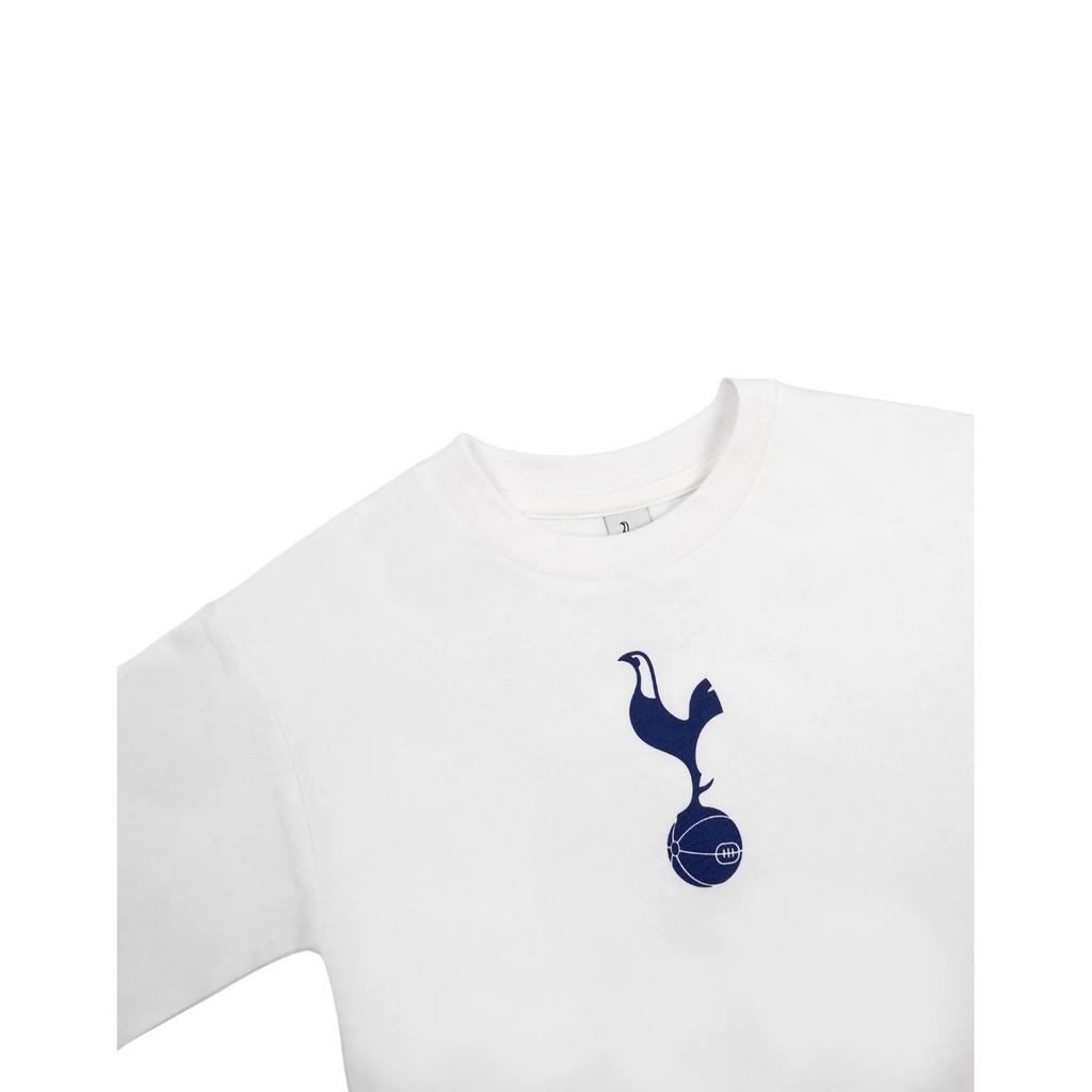 Tottenham Hotspur FC Boys Crest Short-Sleeved Long Pyjama Set