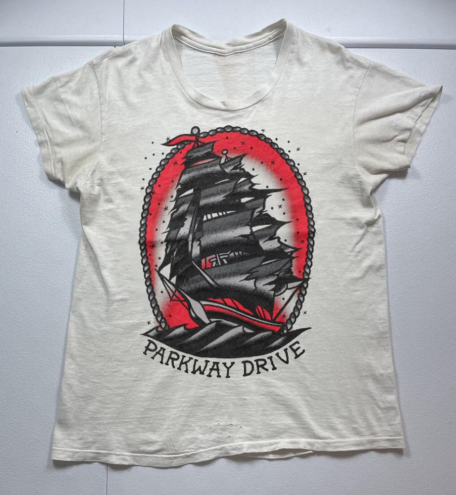 Vintage Parkway Drive Band White Shirt Unisex Concert S to 5XL MQ107 Unisex T-Shirt XXXL