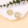Retro Fashion Madrid Rose Stud Earrings, Simple and Versatile Niche Creative High-end Exquisite Earrings