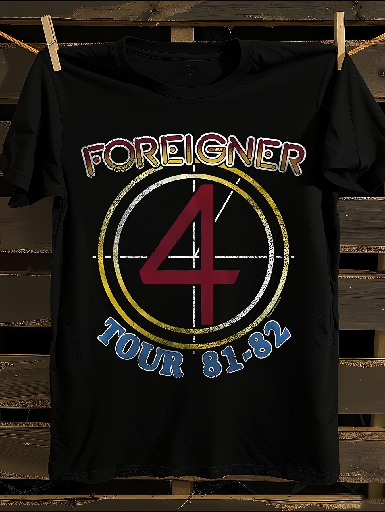 Foreigner 81-82 Tour Vintage T-shirt L