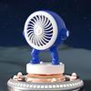Astronaut Desk Fan 500mAh USB Rechargeable Summer Cooling Fan Quiet Portable Office Bedroom