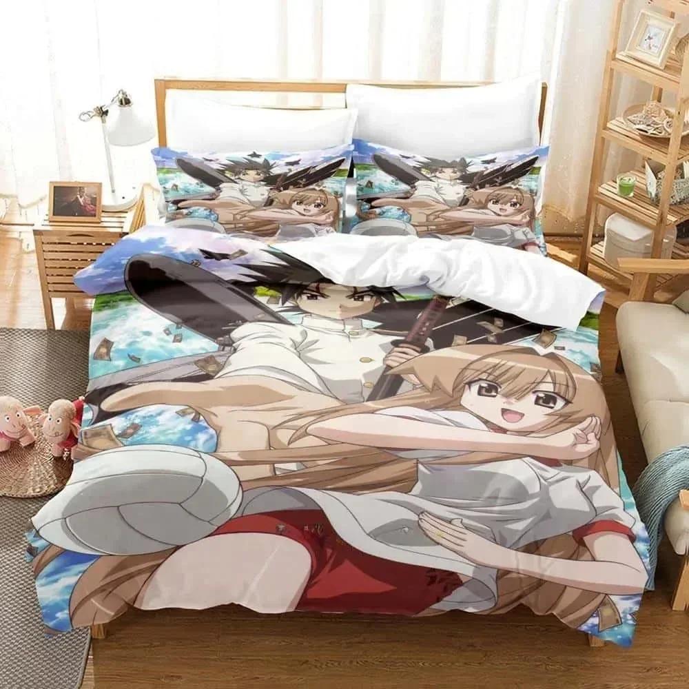 3d  Seto No Hanayome My Bride Is a Mermaid Bedding Set Printed With Pillowcase Duvet Cover Soft Queen King Bedclothes Home