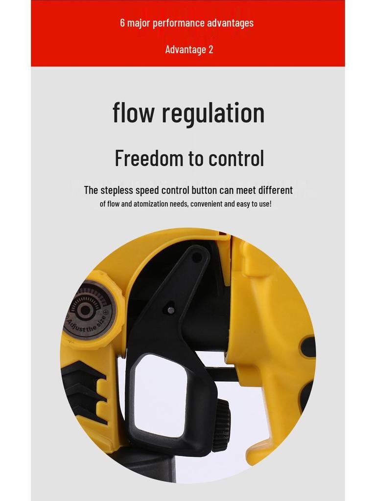 High-Power Portable Electric Paint Spray Gun for Latex Paint