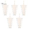 Hanger with 12 Hooks 5/8/12Pcs V-Shaped Double Sided Hanger, 360 Degrees Rotating Compact Storage Hooks, Space Saving Closet Organizer for Pants Hats