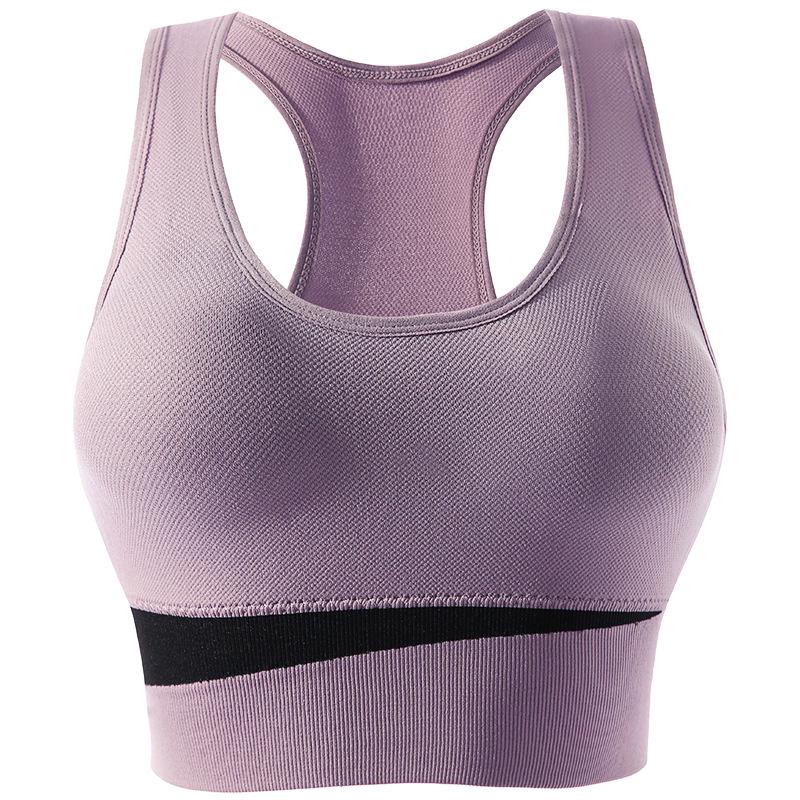 Women's Large Bust Minimizer Wireless Sports Bra - Shockproof Yoga Fitness Vest