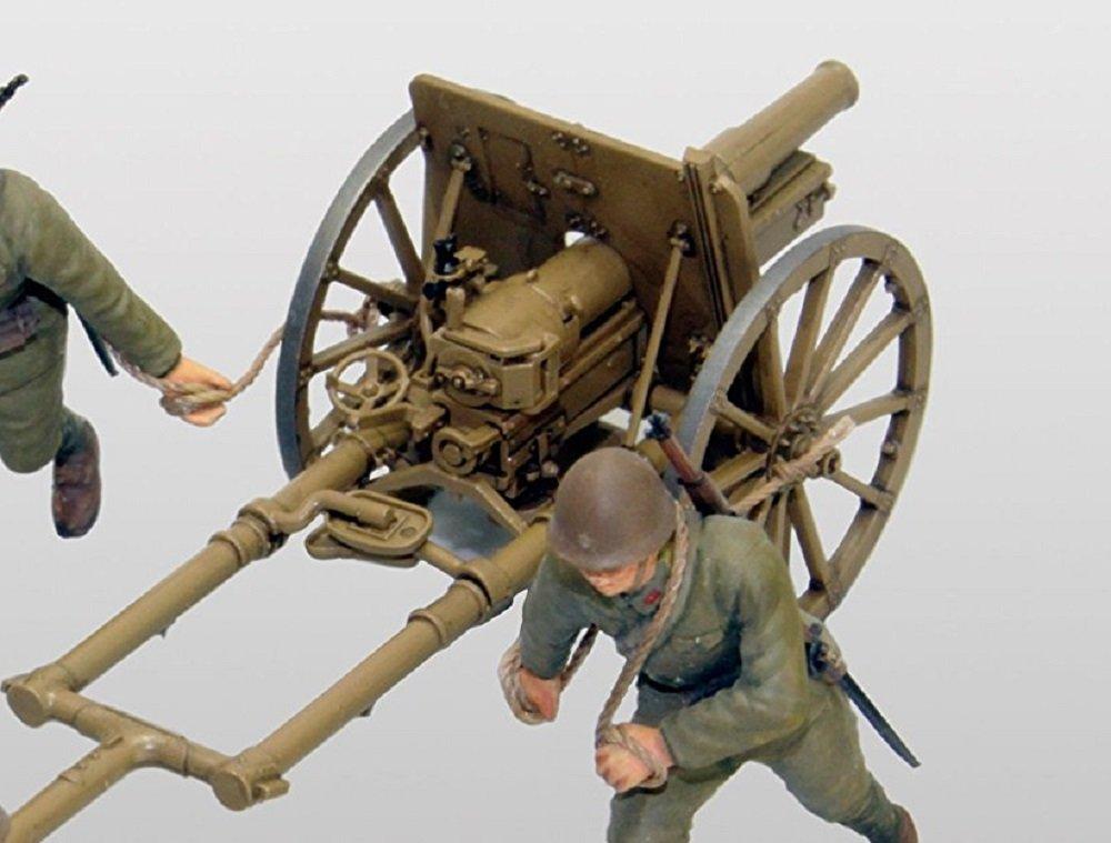 Fine Molds 1/35 Japanese Army Type 41 Mountain Gun Regimental Gun Plastic Model Kit FM39