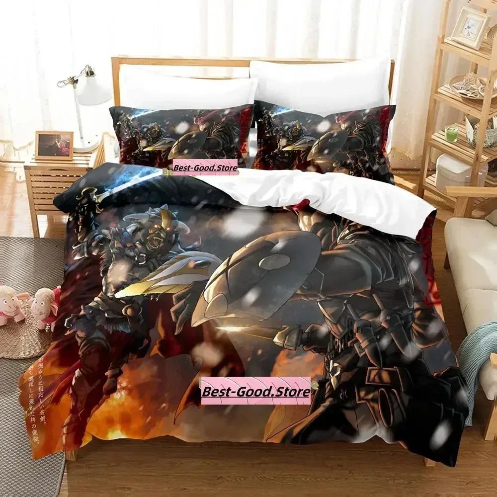 New Goblin Slayer Beding Set Single Twin Printed Bed Linen Set With Pilowcase Bed Soft Duvet Cover Single Double Quen Super King-Sized Dimensionsd