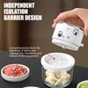 Wireless Electric Food Processor 350ml Glass Container Chopper Garlic Crusher Efficient Meat Vegetables Chopping Tool