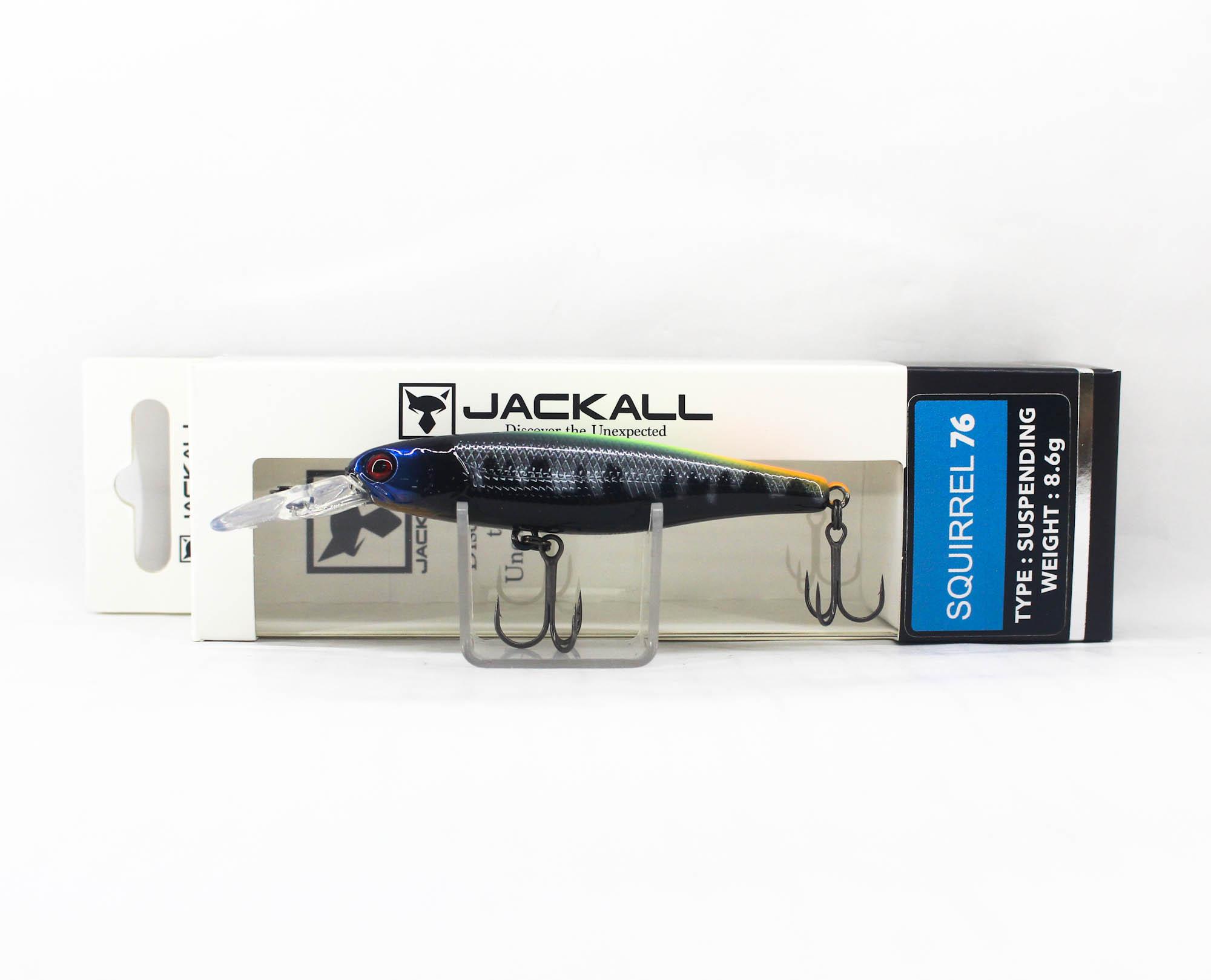 Jackall Squirrel 76SP Воблер-суспендер Jungle Black (5714)