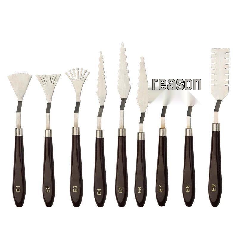 5-Piece Stainless Steel Palette Knife Set for Oil and Gouache Painting